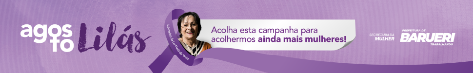 Agosto Lilás — Header